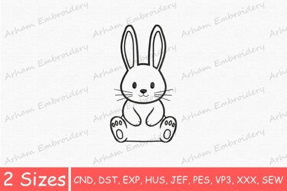 Adorable Baby Bunny, Sitting Cute Rabbit