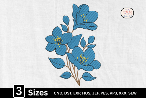 Blue Floral Bouquet