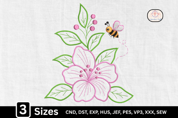 Cute Spring Flower Bee