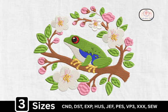 Nature Animal Floral Frog