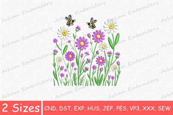 Spring Wildflower Honey Bee