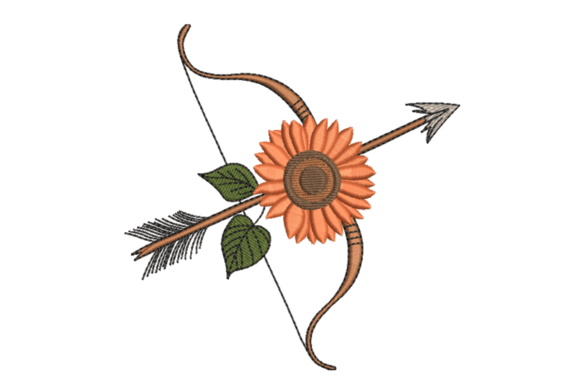 Sunflower Bow Arrow